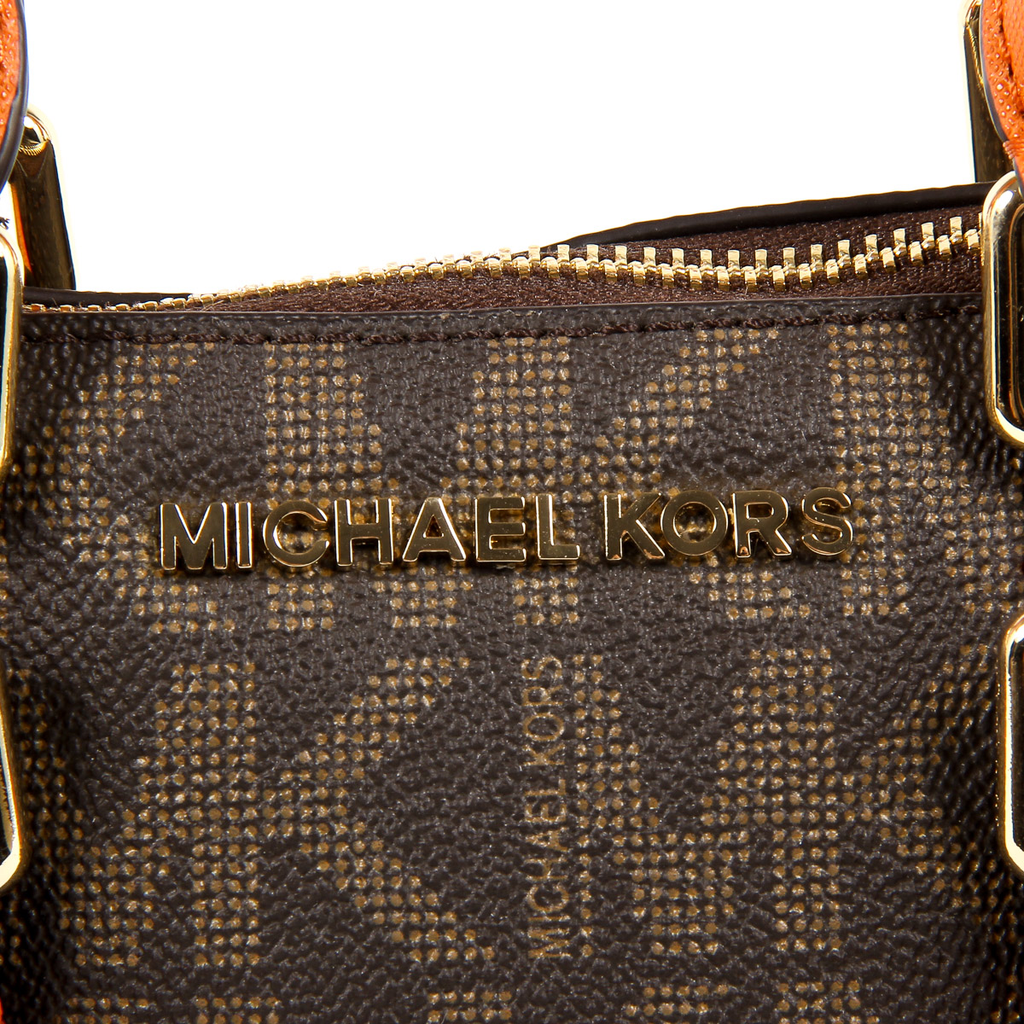 Michael Kors Womens Handbag CIARA 35S7GC6M8B BROWN TANG