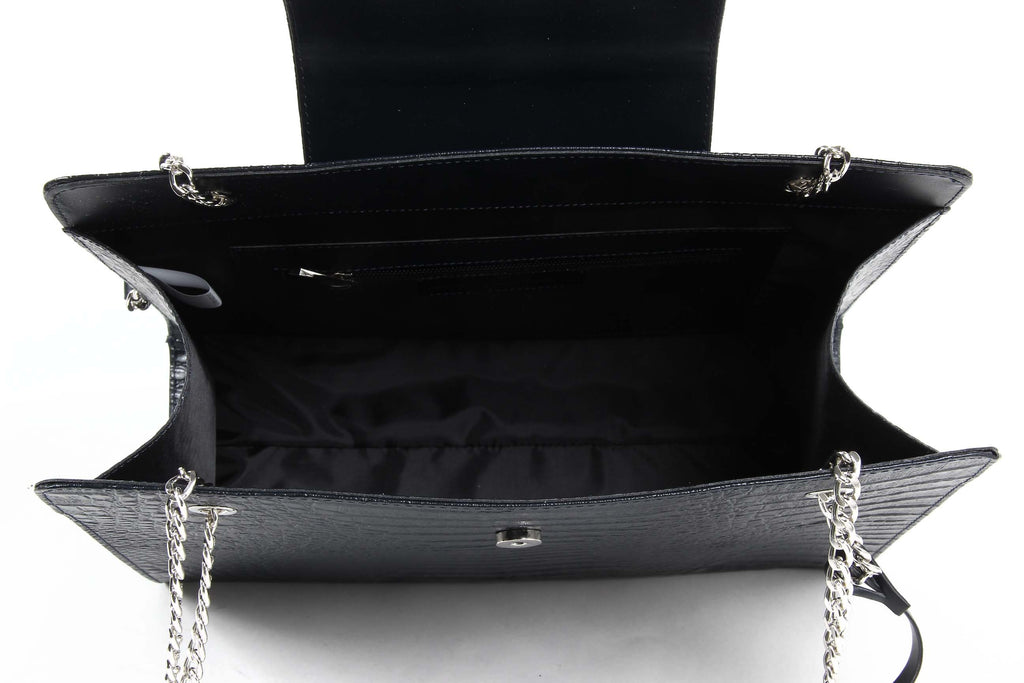 Bolso de mano para mujer V 1969 Italia ARC02 GRETA COCCO AZUL