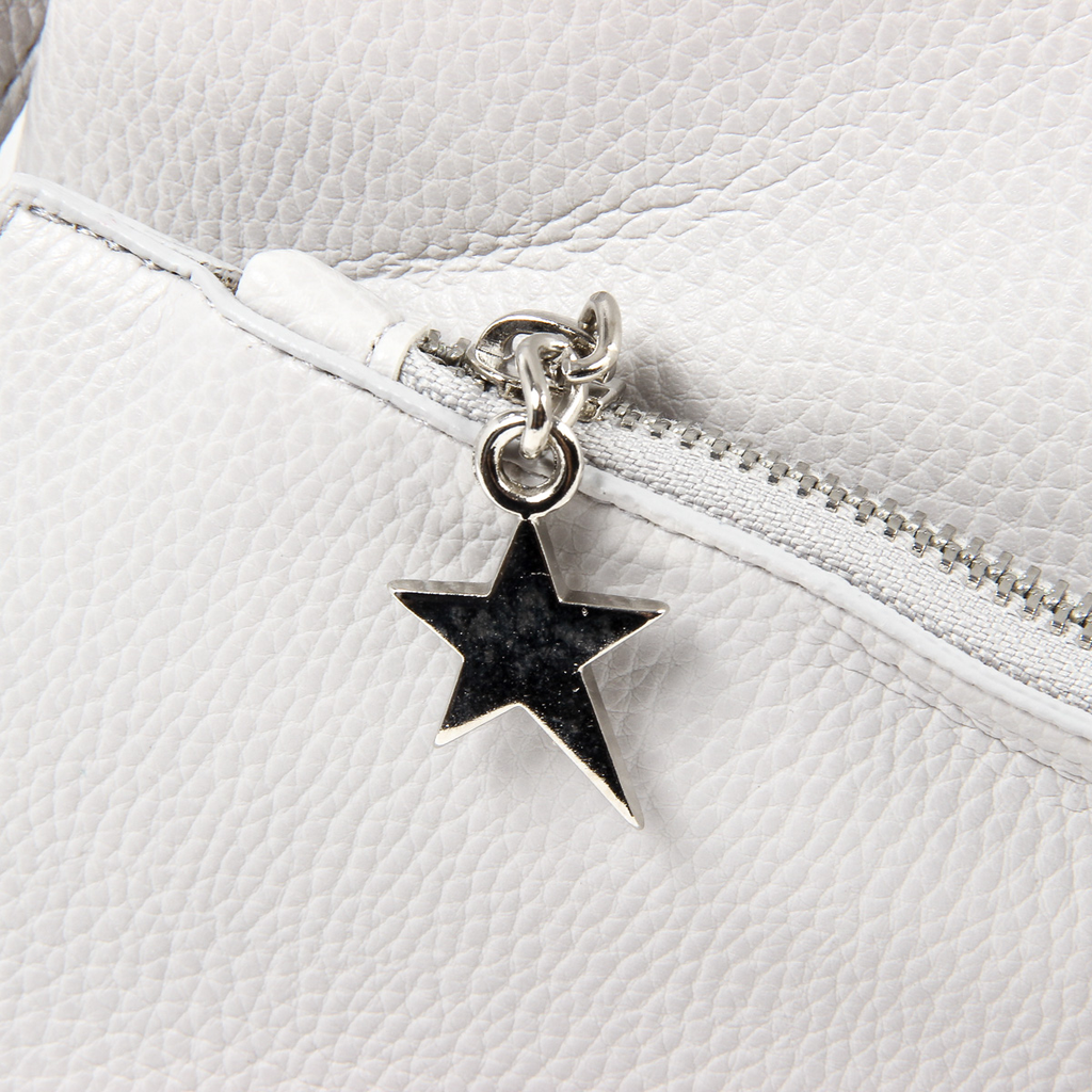 Bolso de mano para mujer Andrew Charles gris claro RACHEL