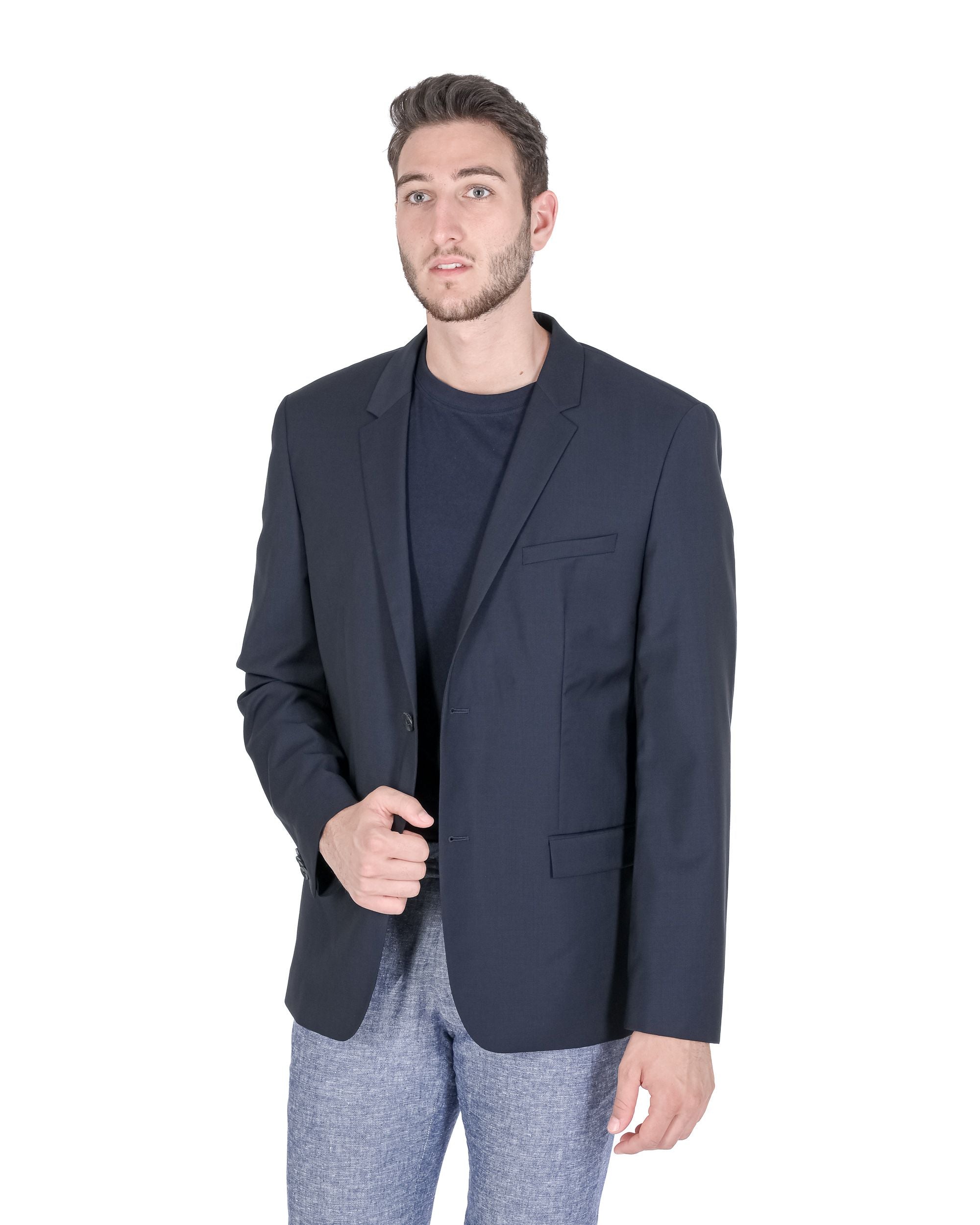 Calvin Klein Mens Blazer Blue K1EK101171478