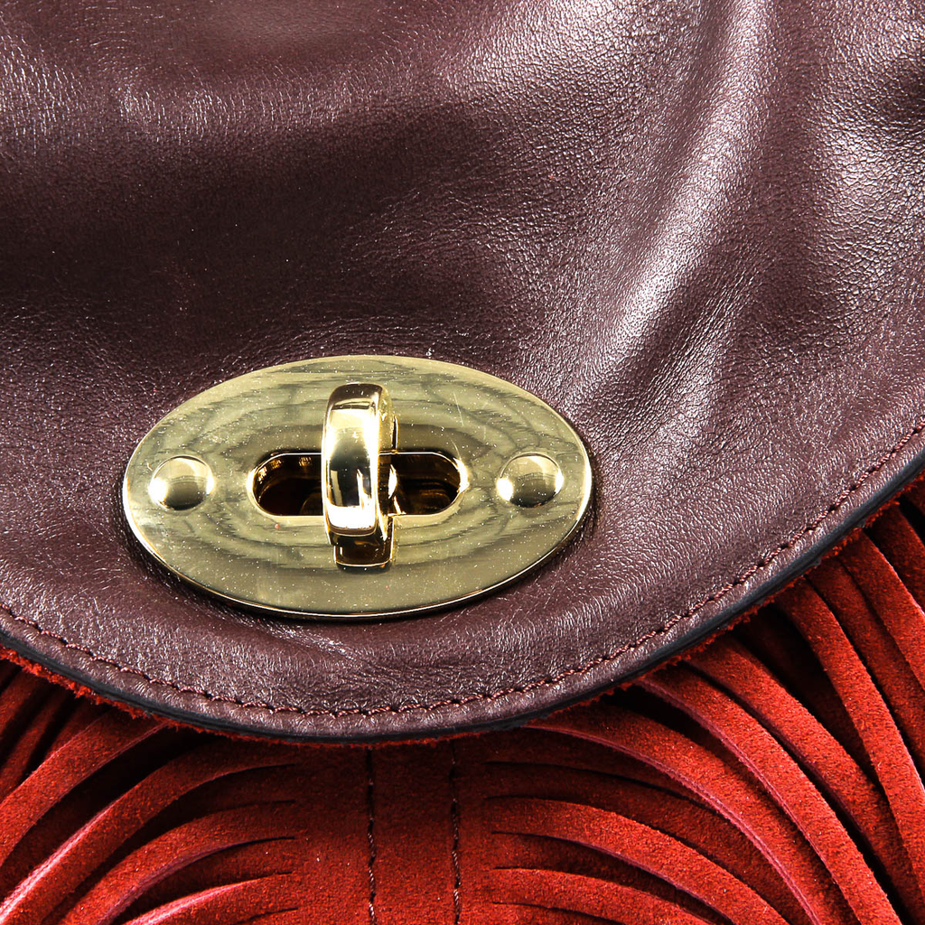 Bolso de mano para mujer Andrew Charles Burdeos LUCY