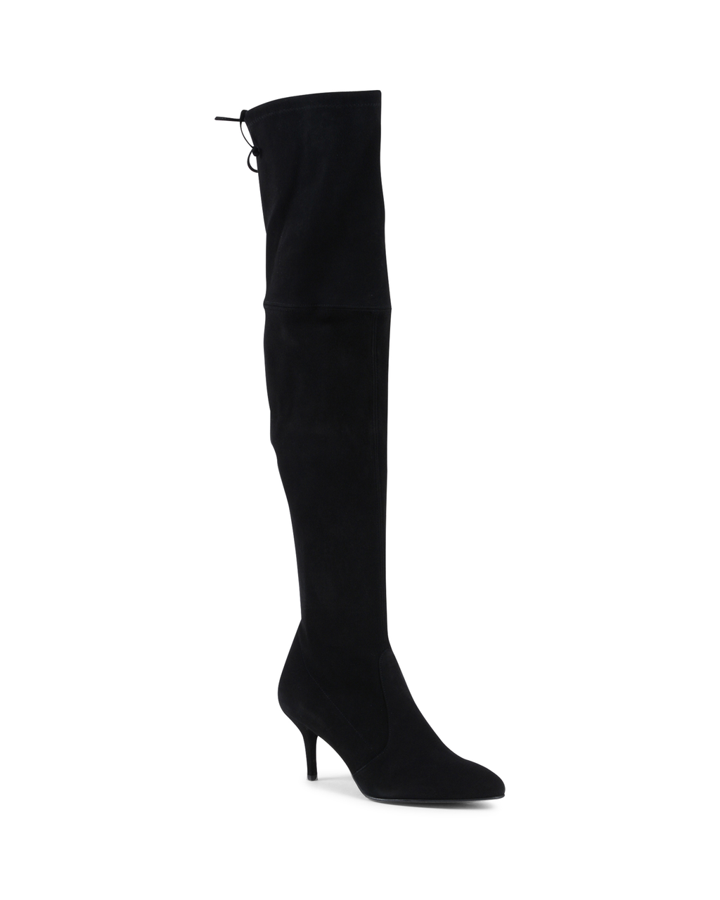 Stuart Weitzman - Bota alta para mujer, color negro TIEMODEL