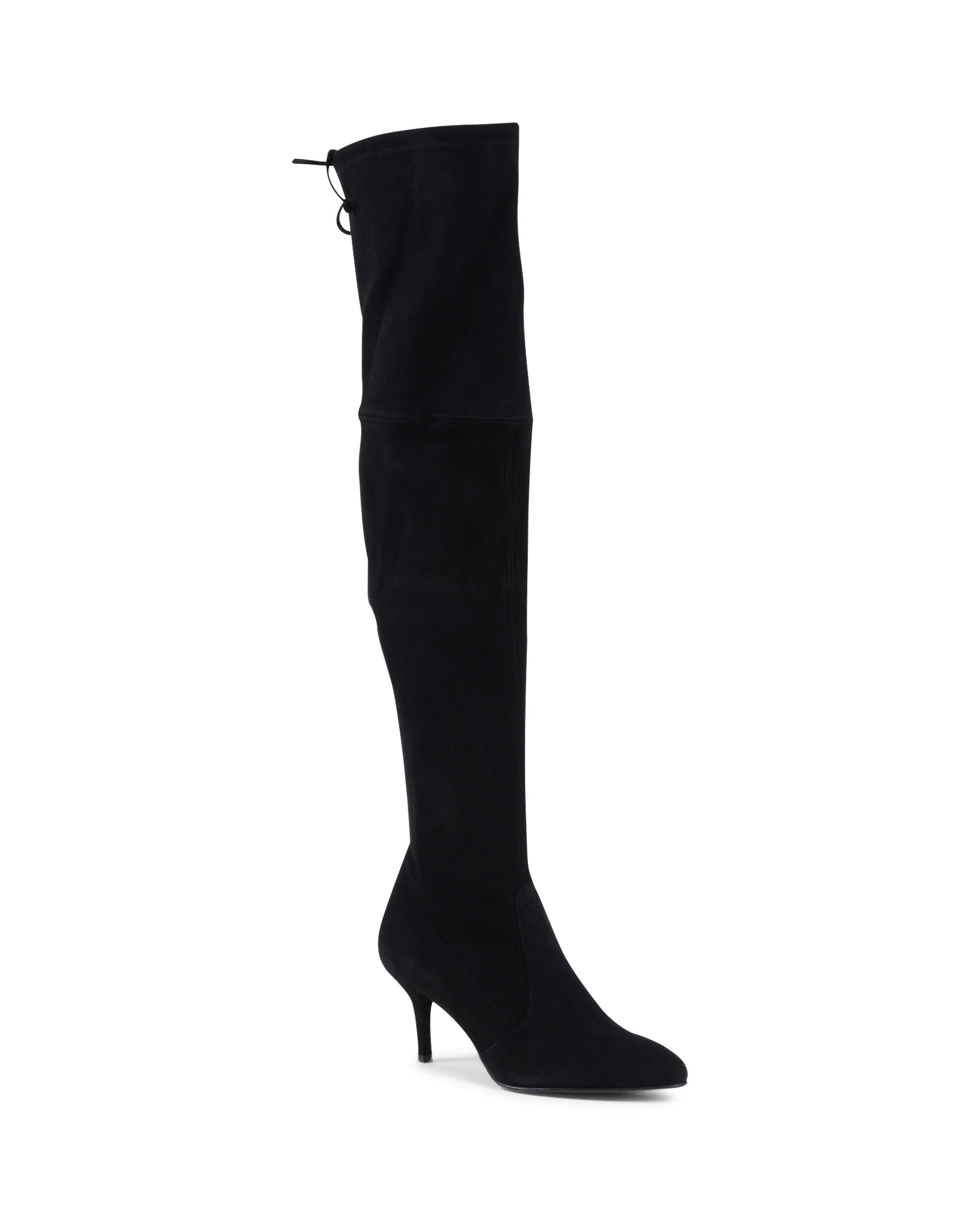 Stuart Weitzman - Bota alta para mujer, color negro TIEMODEL