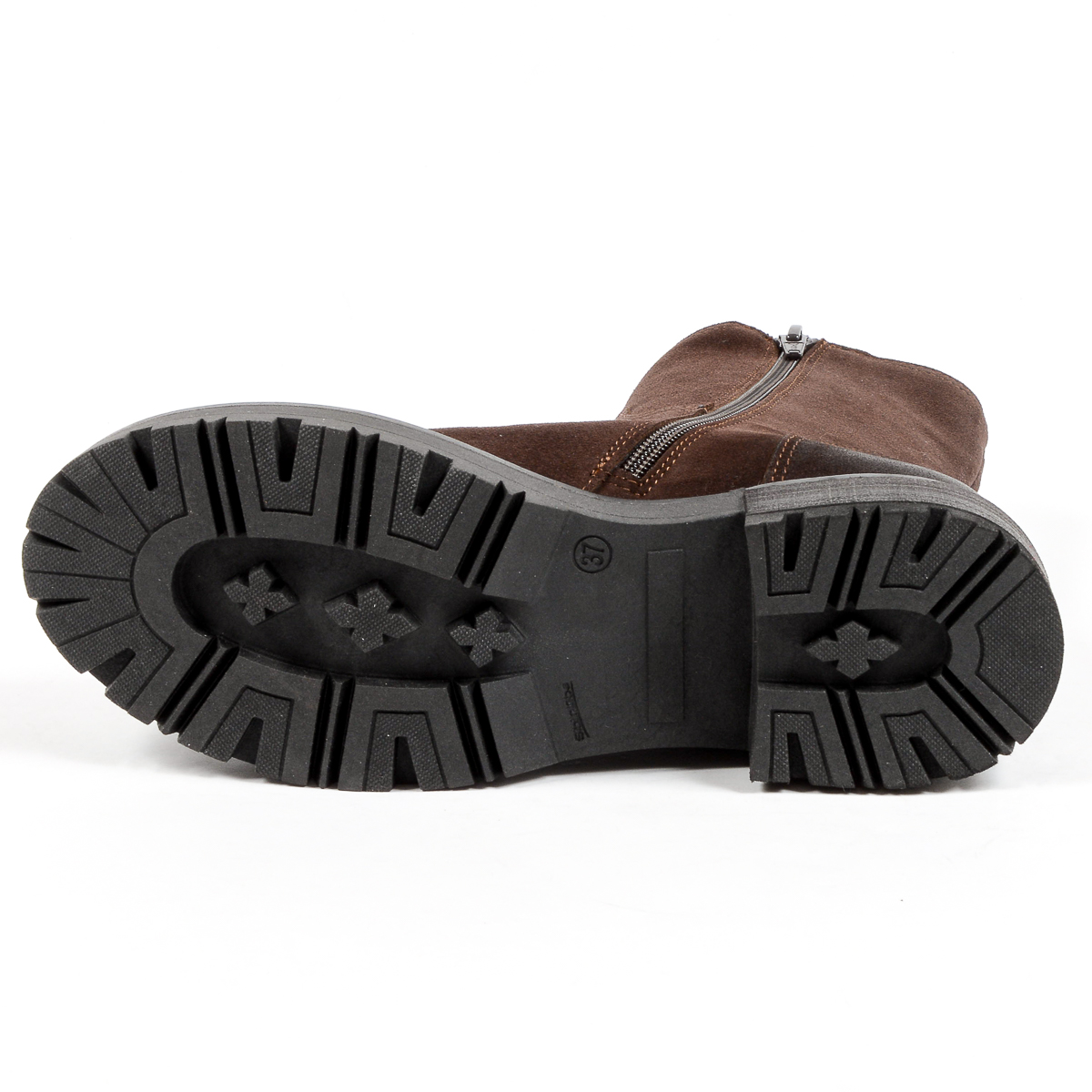 Andrew Charles Womens Short Boot Brown BONNIE