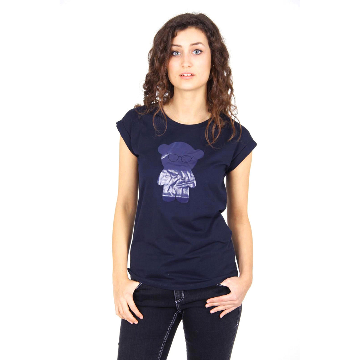Camiseta de manga corta para mujer Emporio Armani AGH76 CZ N5