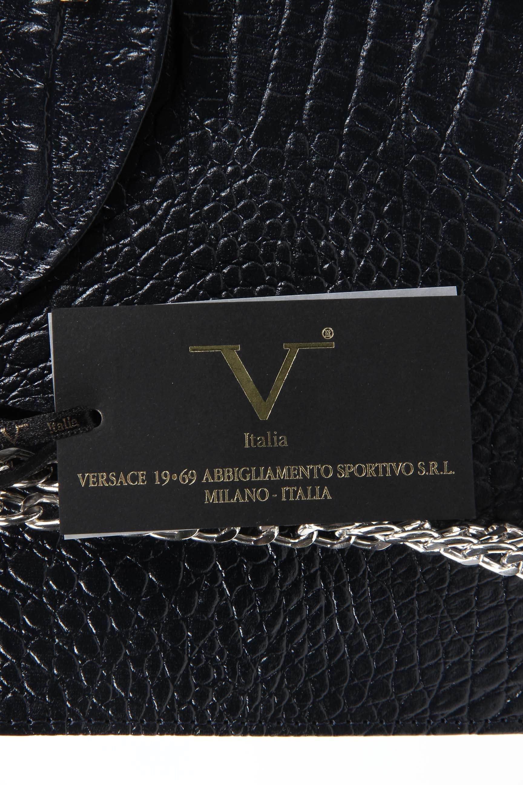 Bolso de mano para mujer V 1969 Italia ARC02 GRETA COCCO AZUL