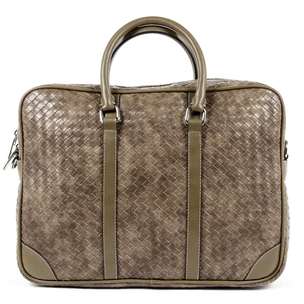 Bolso de mano para hombre V 1969 Italia marrón EVAN