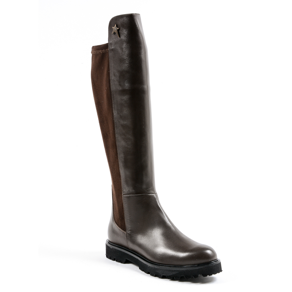 Andrew Charles Womens High Boot Brown MILEY