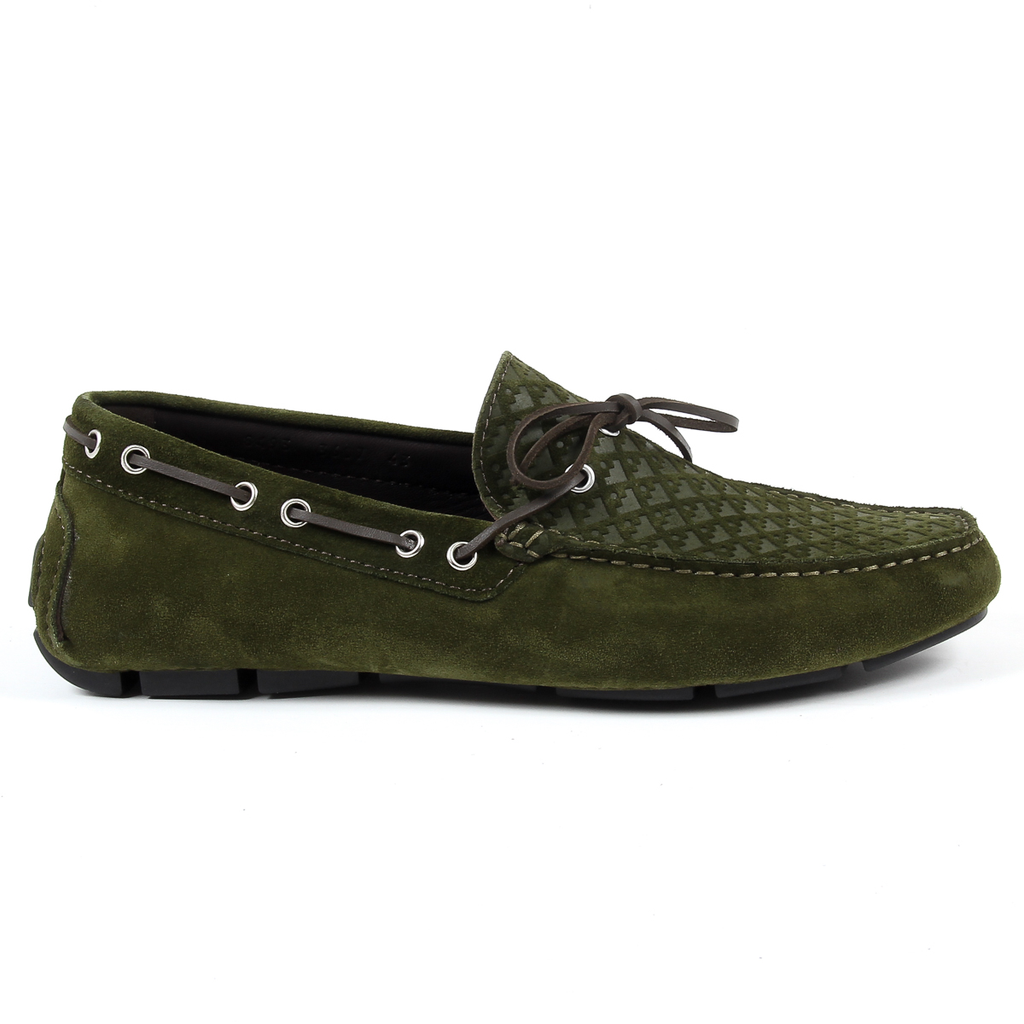 Mocasines V 1969 Italia para hombre, color verde, KARL