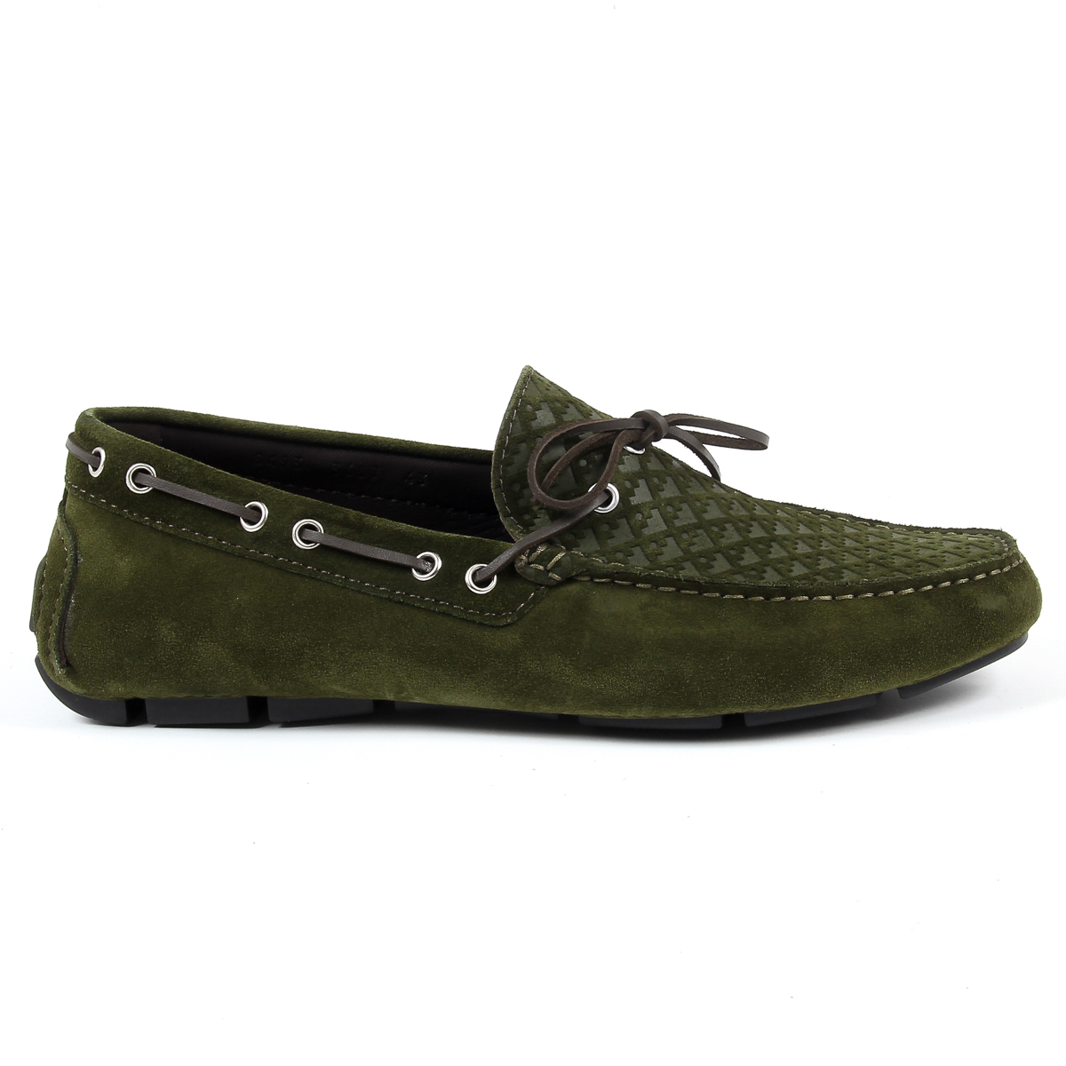 Mocasines V 1969 Italia para hombre, color verde, KARL