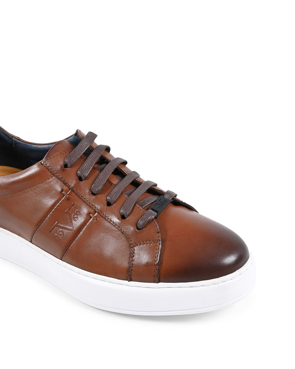 19V69 Italia Zapatillas para hombre marrón YO 2018-H15 TABACCO