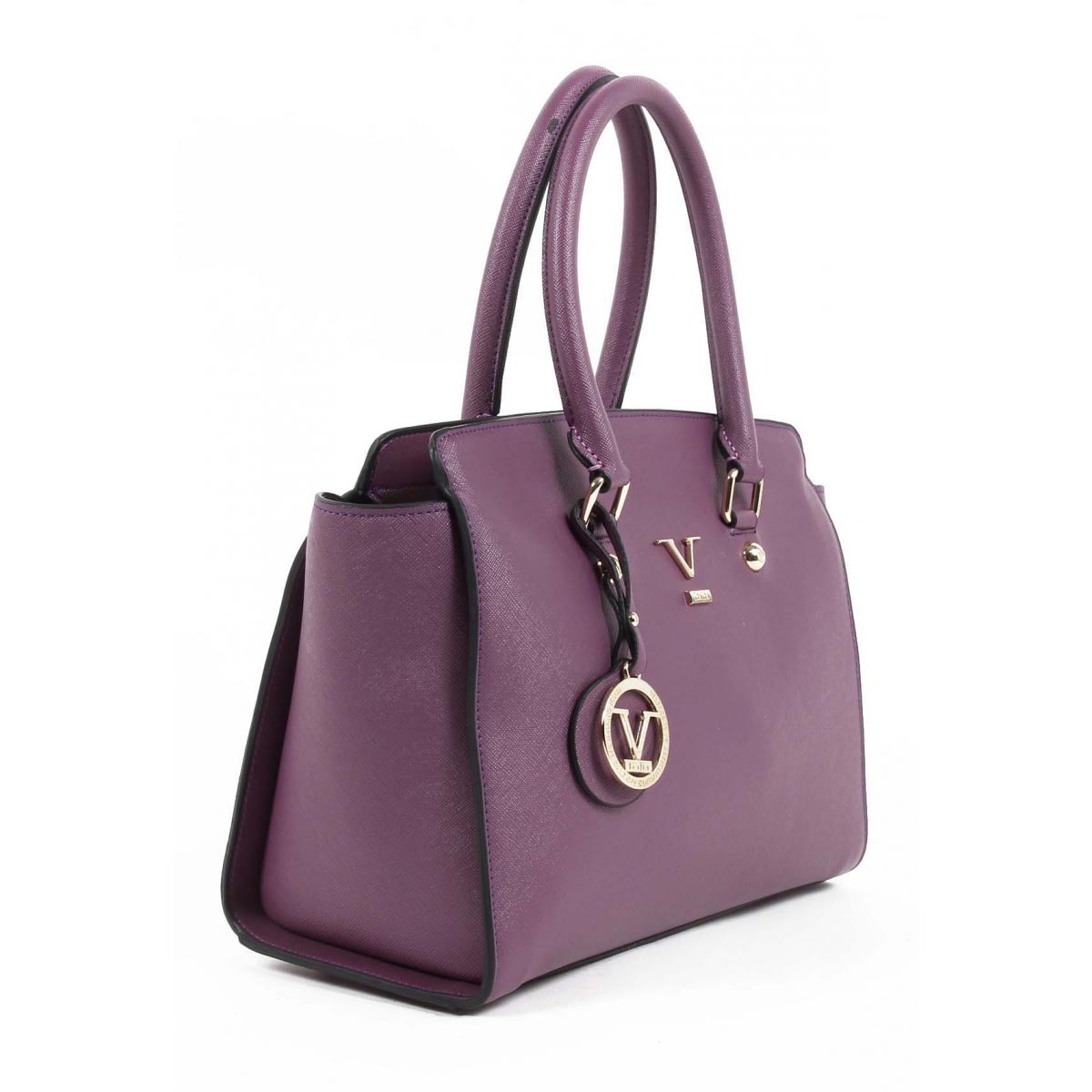 Bolso de mano para mujer V 1969 Italia VE07 PÚRPURA