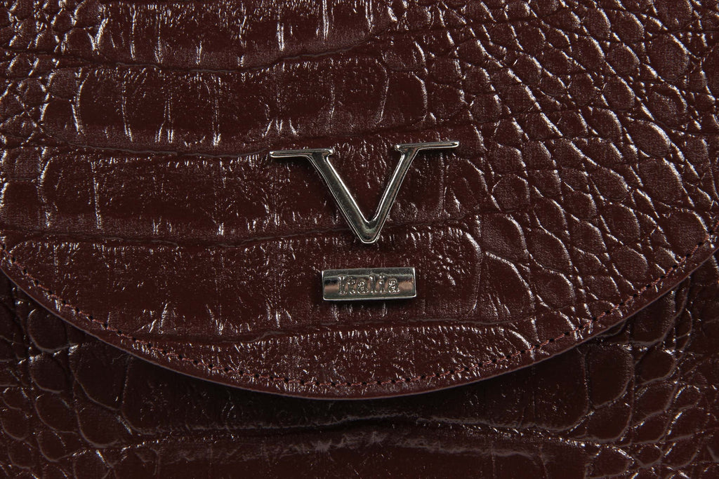 Bolso de mano para mujer V 1969 Italia ARC02 GRETA COCCO BURDEOS