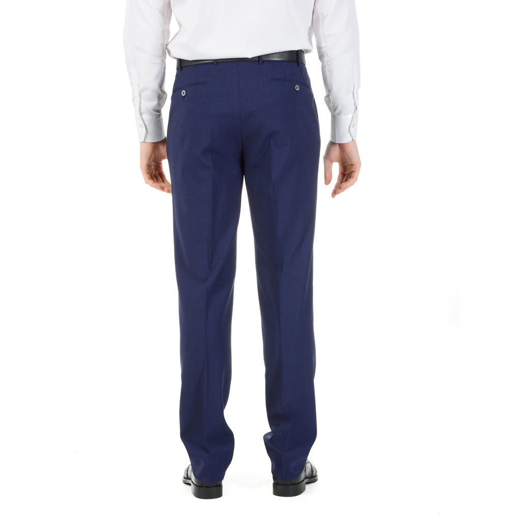 Corneliani Mens Suit Long Sleeves Blue Super 110's