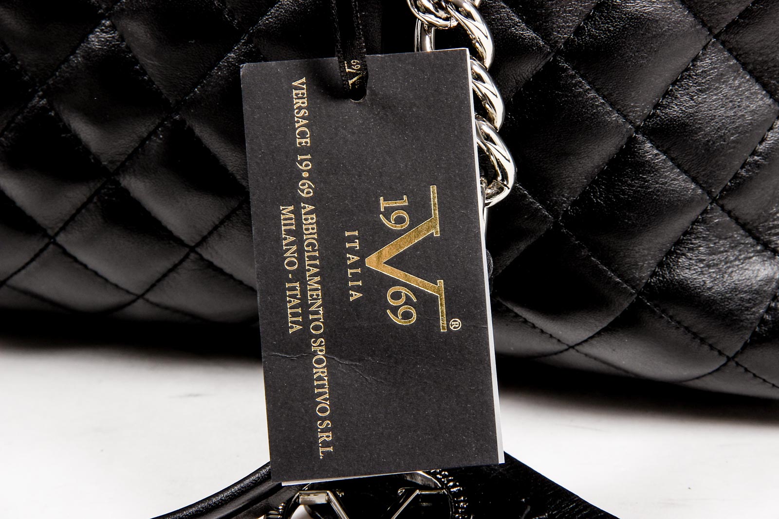 Bolso de mano para mujer V 1969 Italia V011 S NEGRO