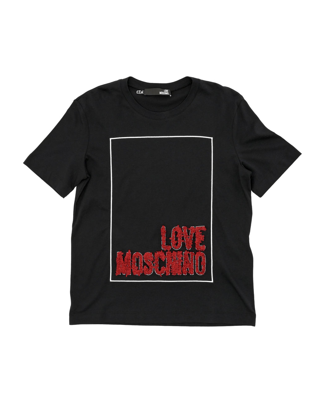 Camiseta Love Moschino para mujer W 4 H06 14 M 3517 C74 NEGRO
