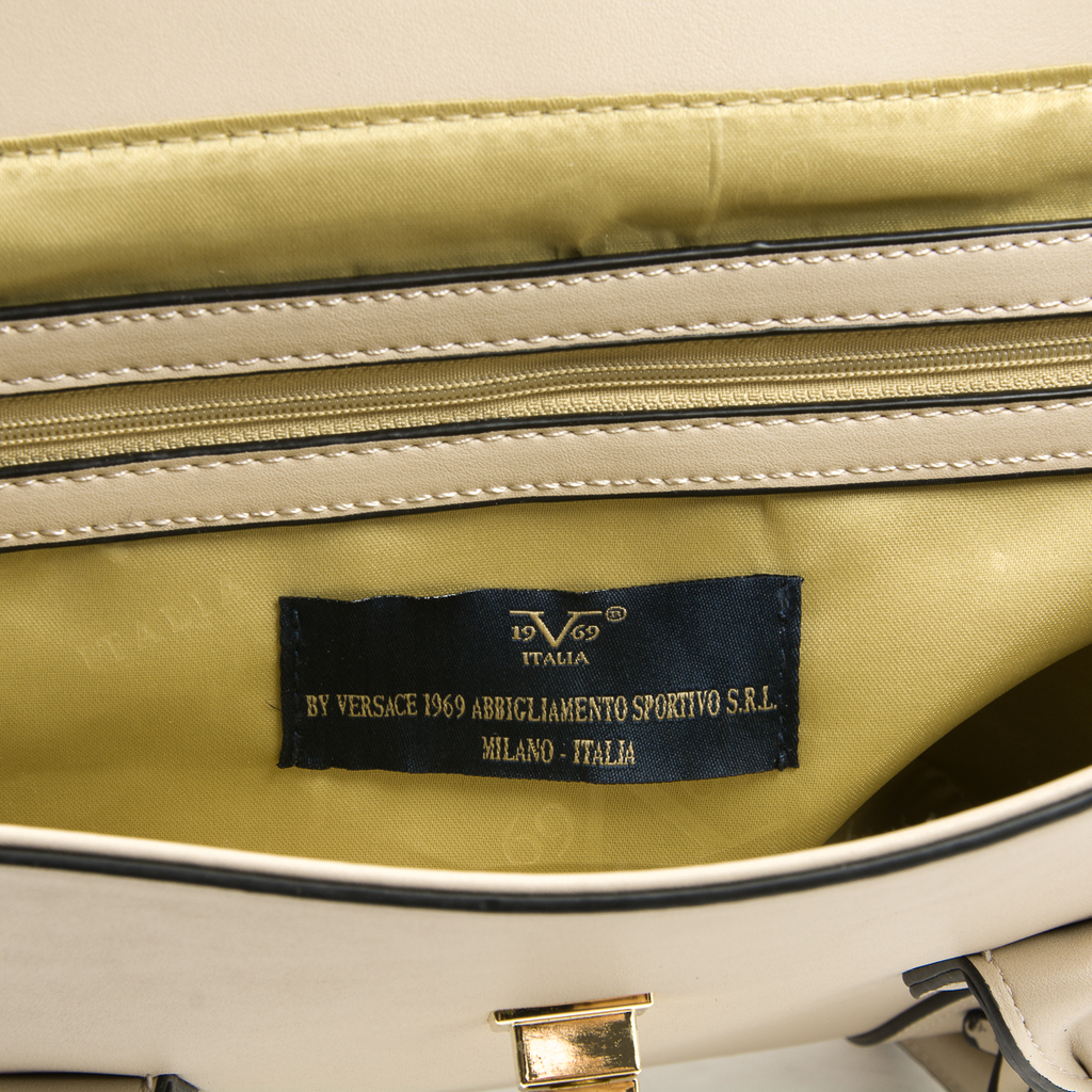 Bolso de mano para mujer V 1969 Italia Beige SALLY