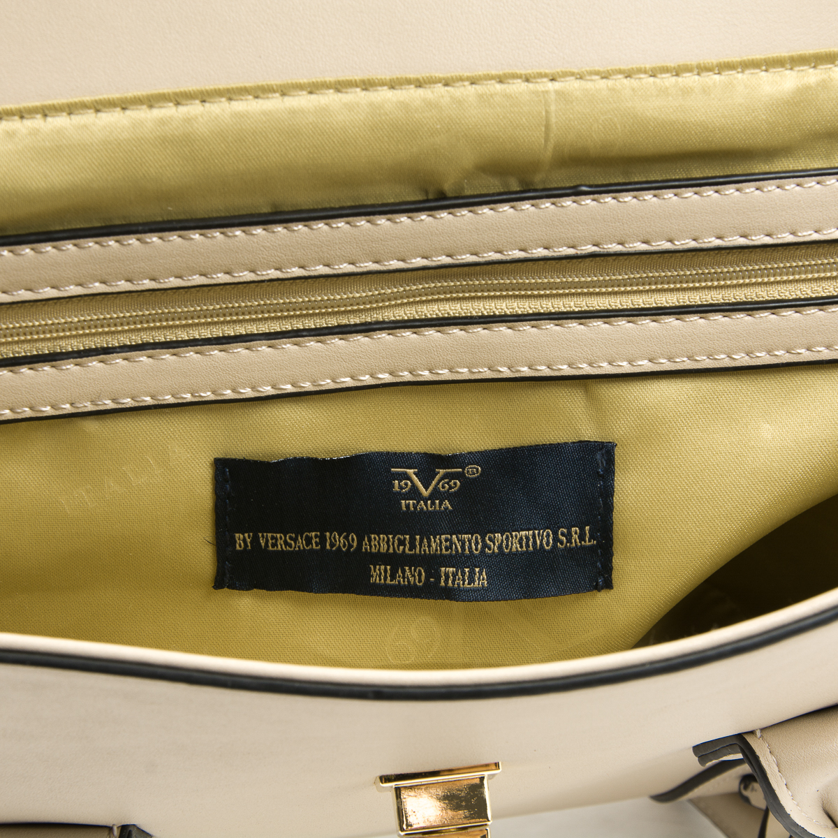 Bolso de mano para mujer V 1969 Italia Beige SALLY