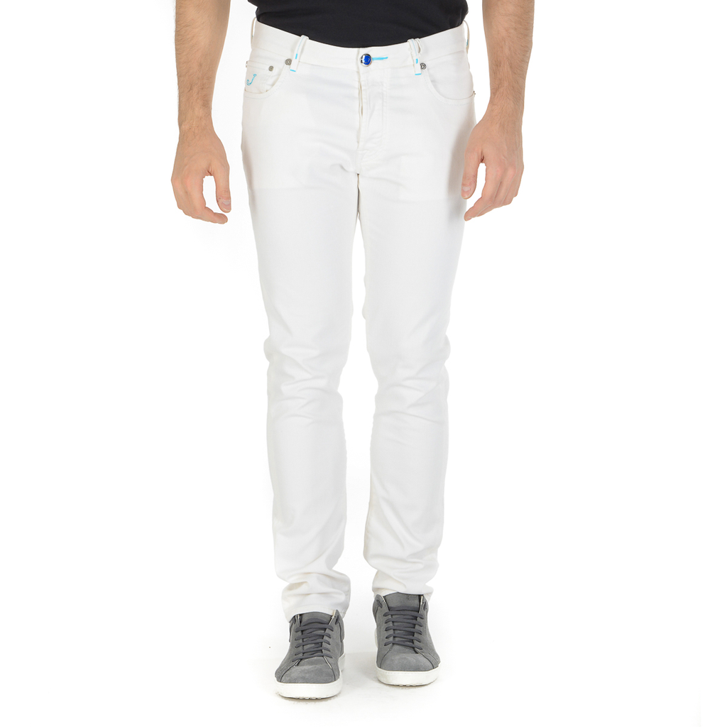 Jacob Cohen Mens Pants J688 White