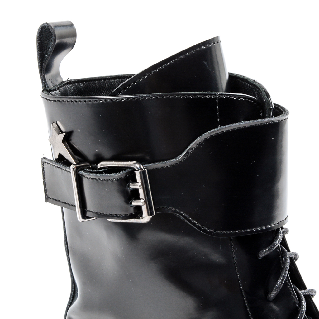 Andrew Charles Womens Short Boot Black ASHLEE