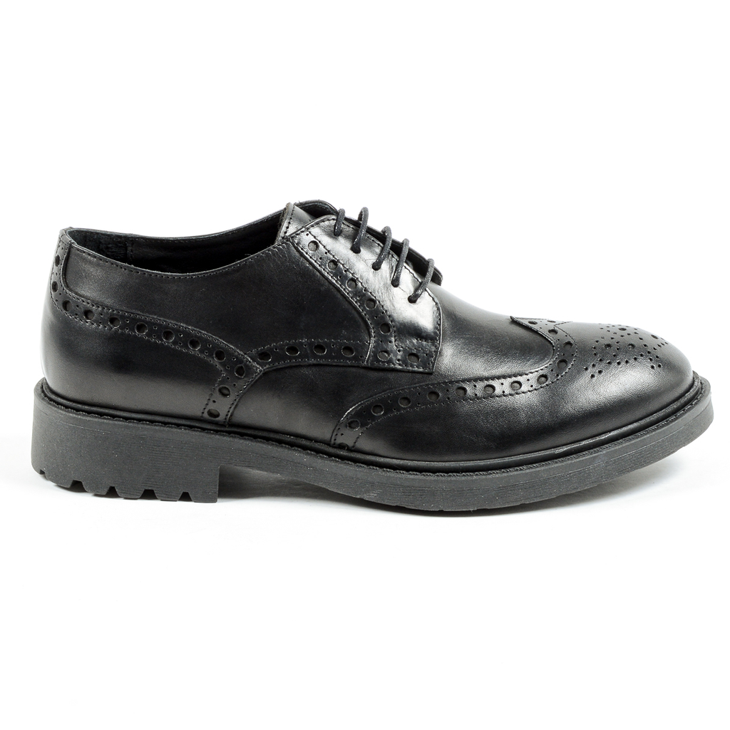 Andrew Charles Mens Classic Shoe Black EDDIE