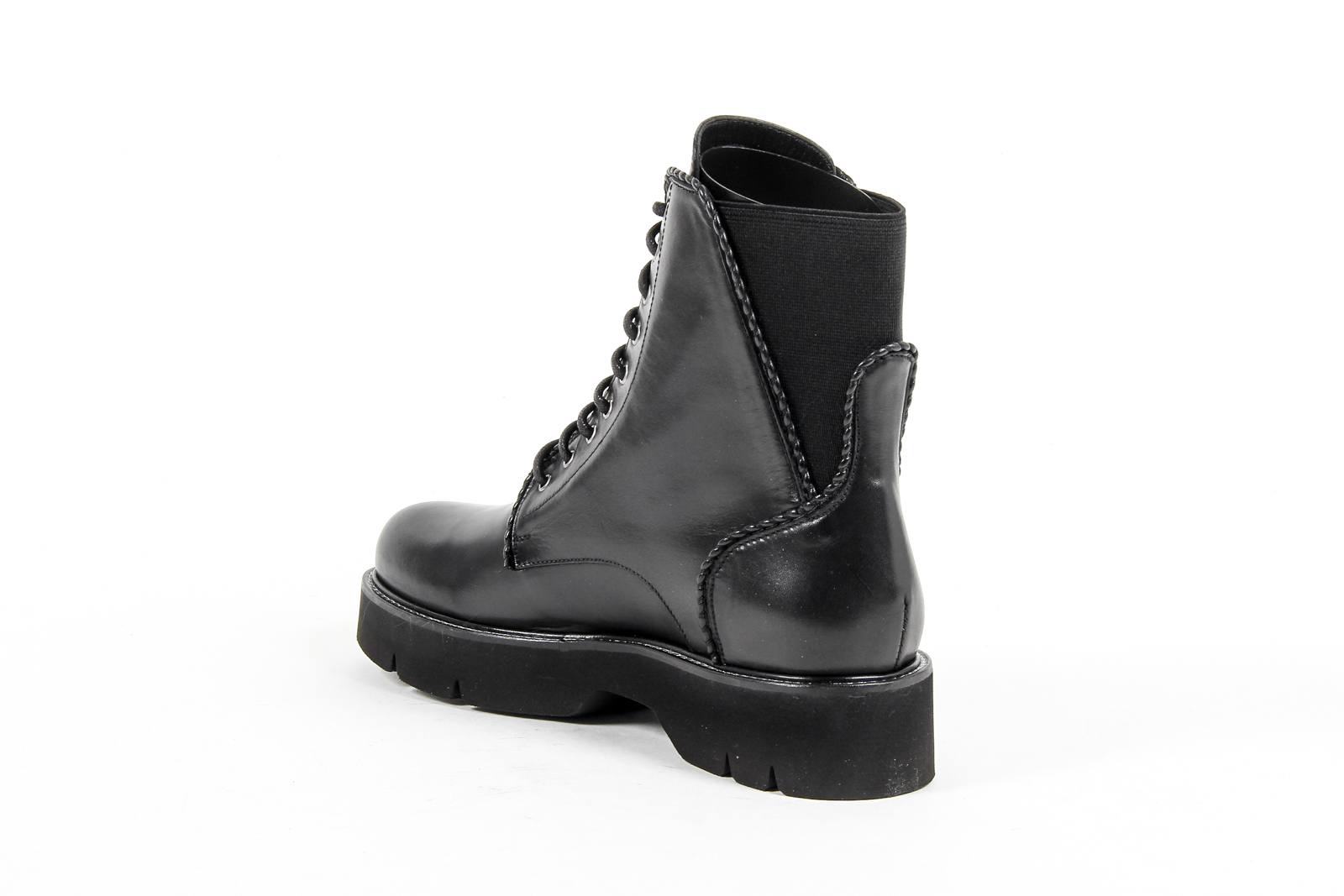 V 1969 Italia Womens Short Boot Black LEON