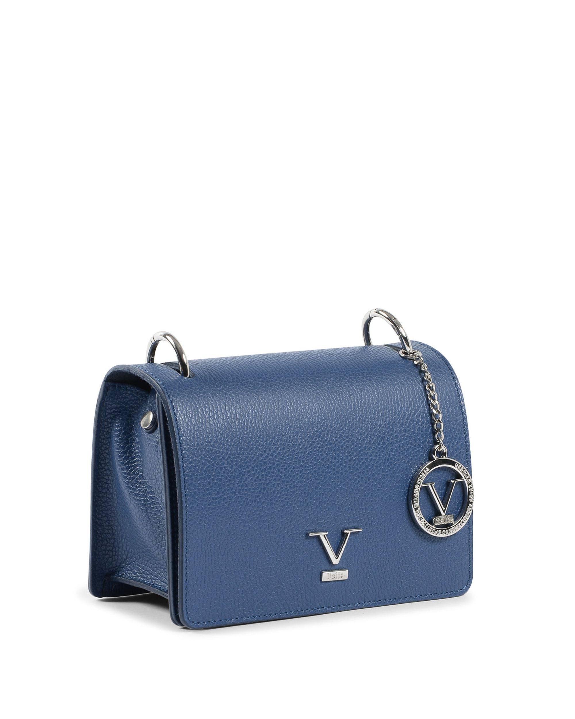 V Italia Womens Handbag Blue Jeans V1758 CERVO BLUE JEANS