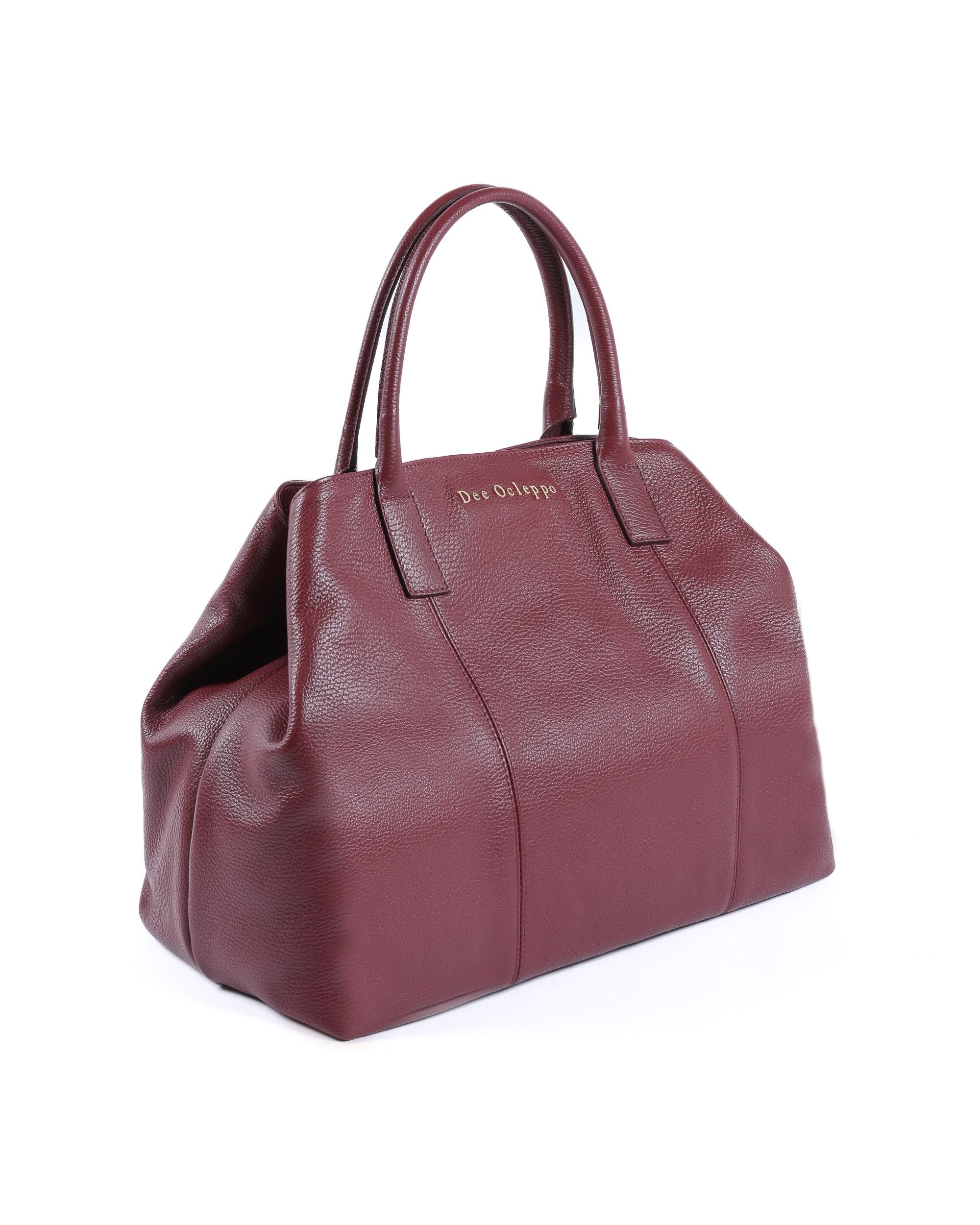 Bolso de mano para mujer Dee Ocleppo CORNWALL BORDEAUX