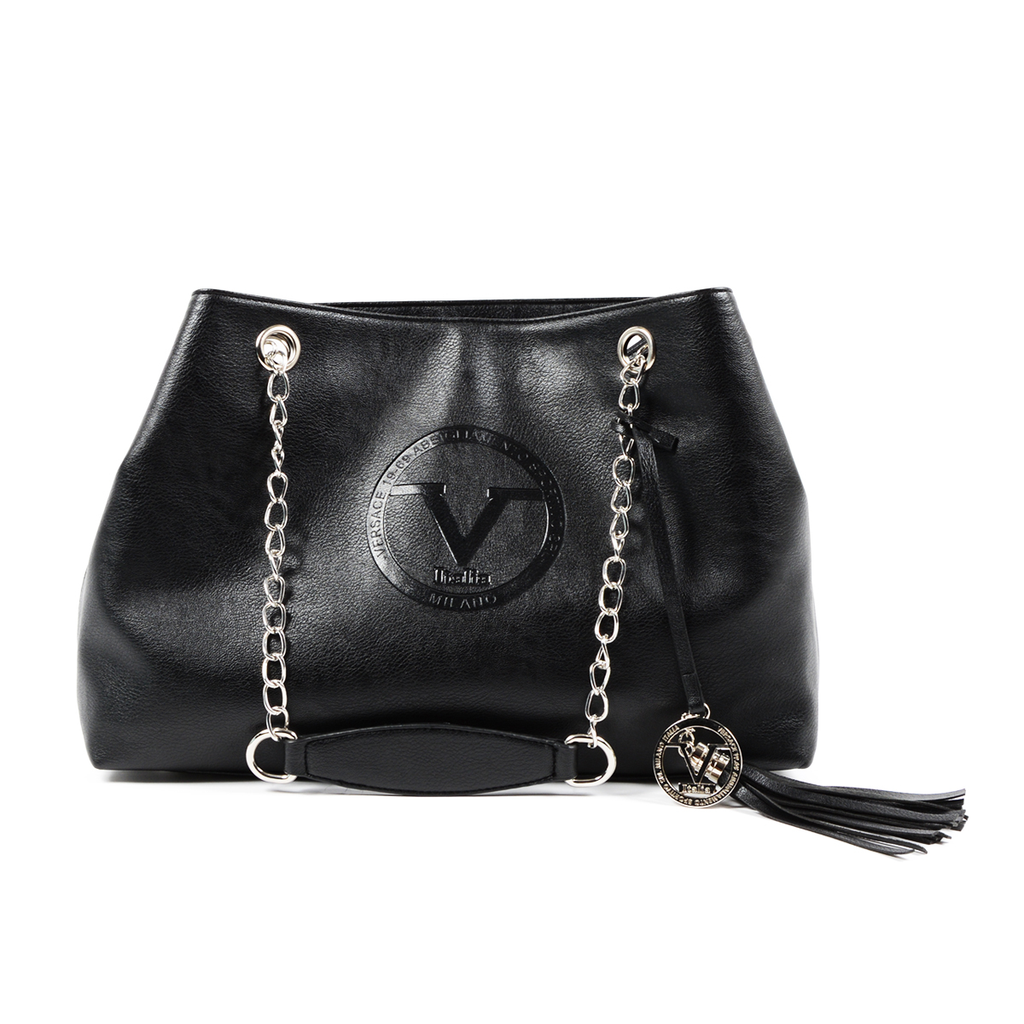 V 1969 Italia Womens Handbag Black MARION
