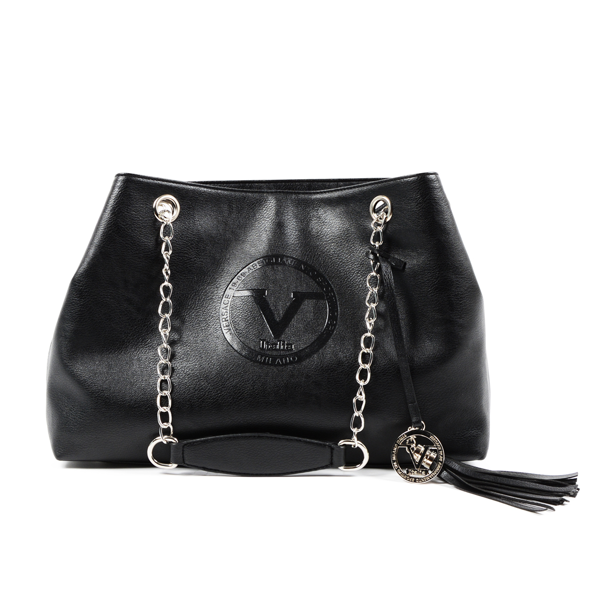V 1969 Italia Womens Handbag Black MARION