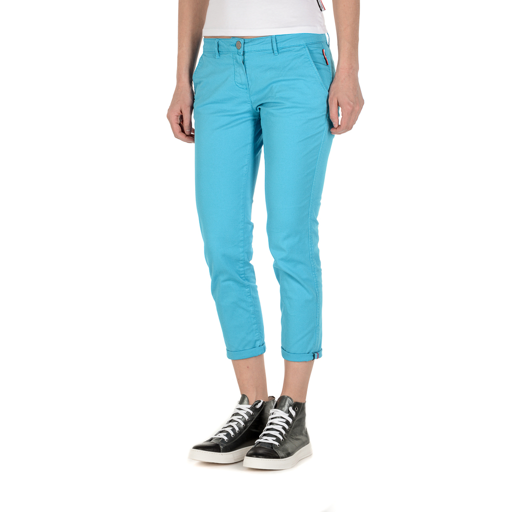 Pantalones Andrew Charles para mujer azul claro PENDA