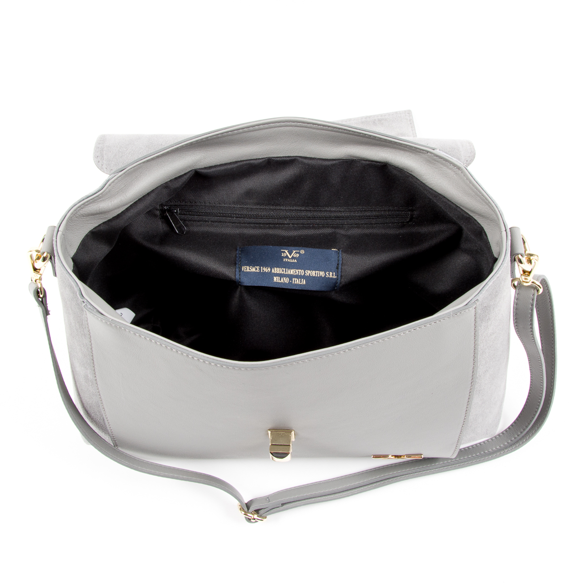 V 1969 Italia Womens Handbag Grey HOUSTON