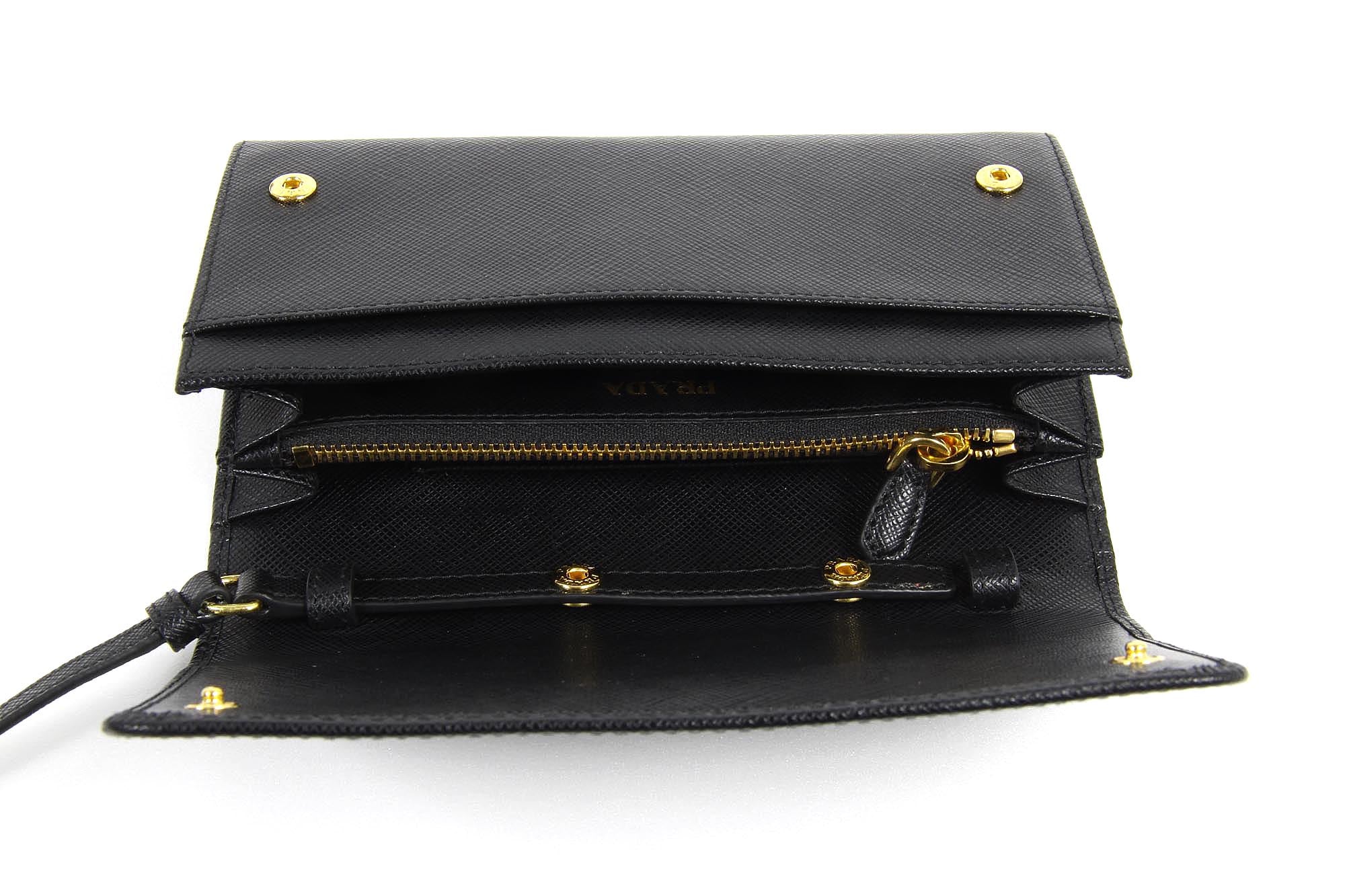 Bolso de mano Prada 1MT437 Nero Saffiano Metal