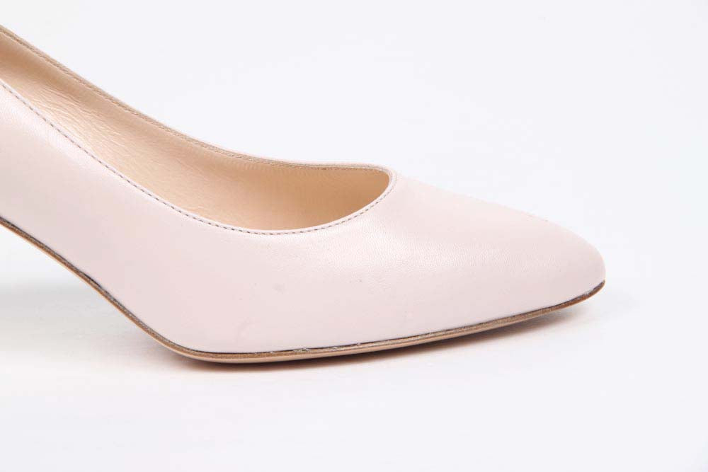 V 1969 Italia Zapatos de salón con tacón bajo para mujer 5569 LAU70 PE LIOS15PEO CAPRETTO ELIOS PEONIA