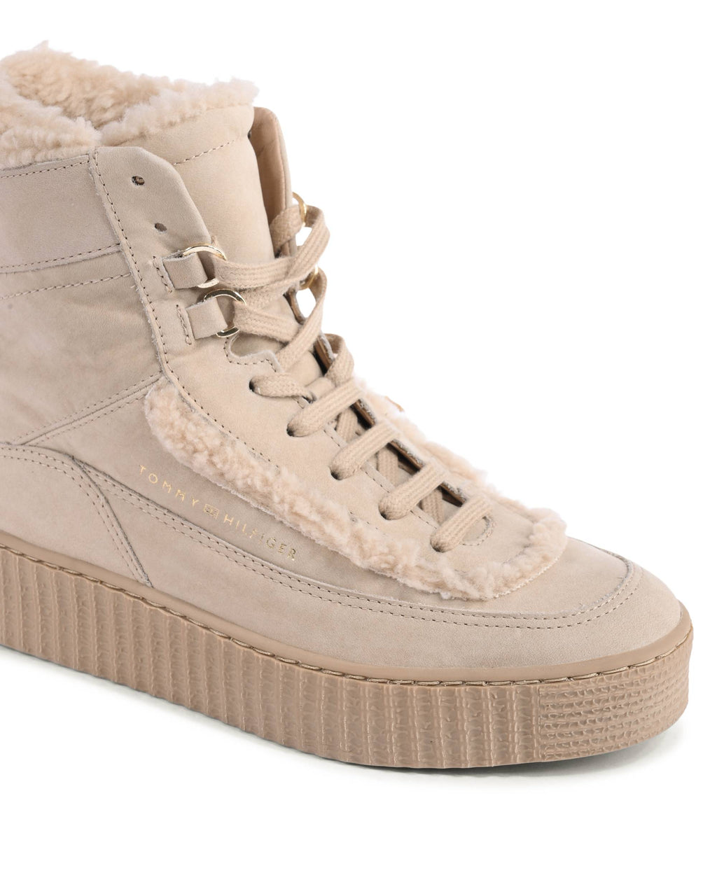 Botas Tommy Hilfiger para mujer BEIGE FW0FW07503ABO