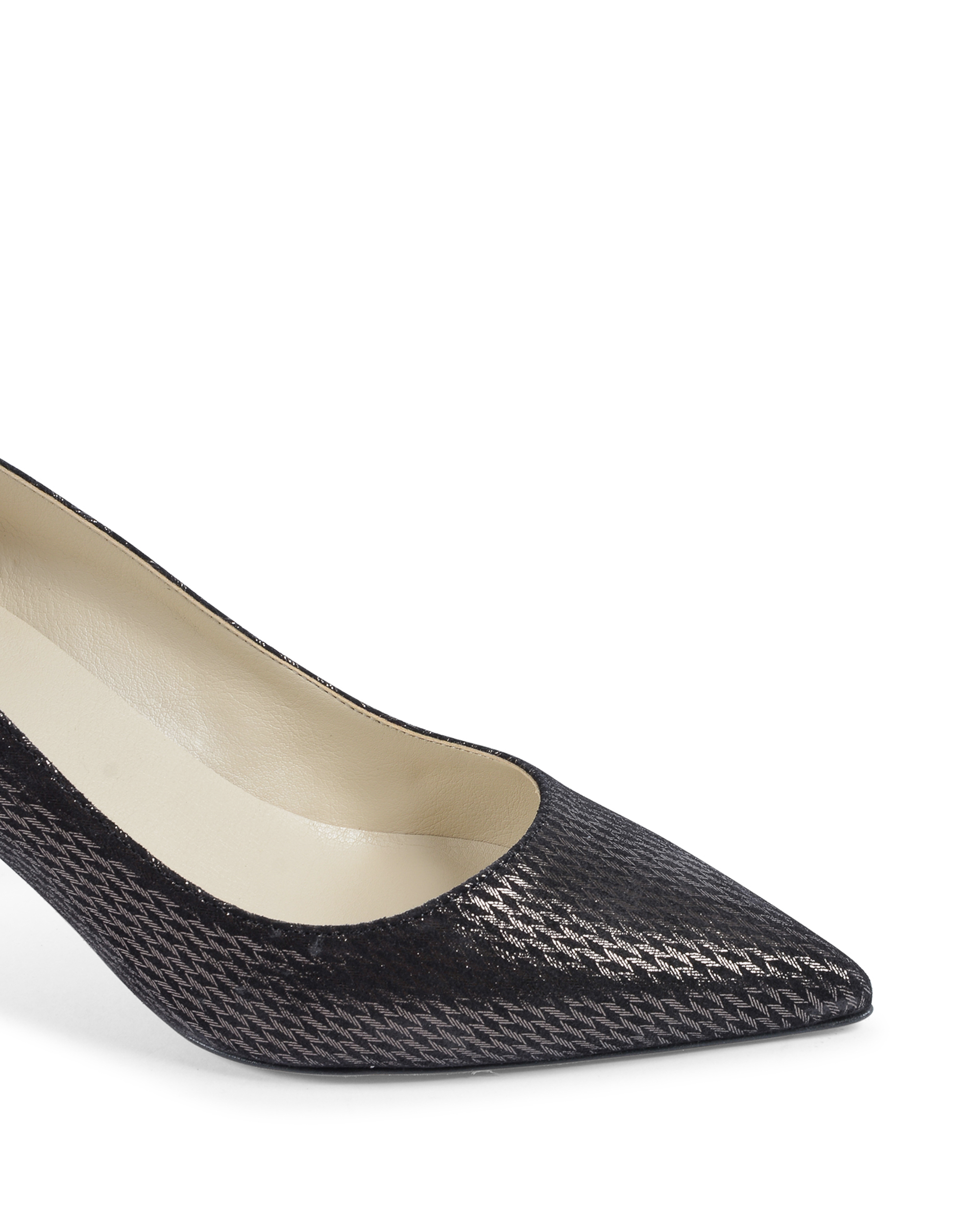 19V69 Italia Zapatos de salón para mujer negros INES65 ANTE DE BECERRO NERO