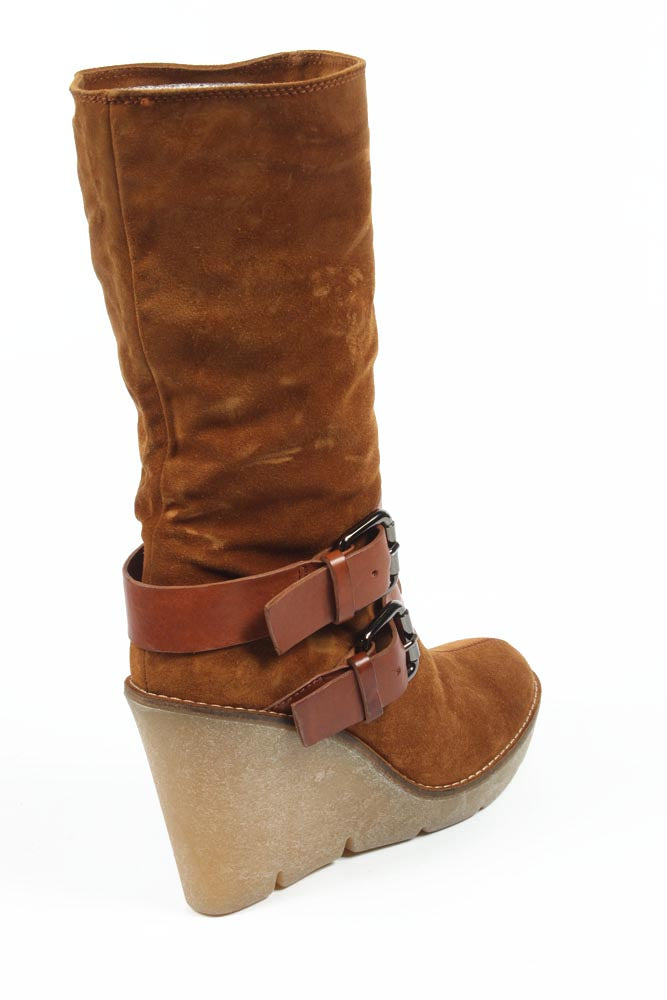 Bota corta para mujer Sebastian Milano S3946 VELOUR LUX (Sonia) 401 MIELE