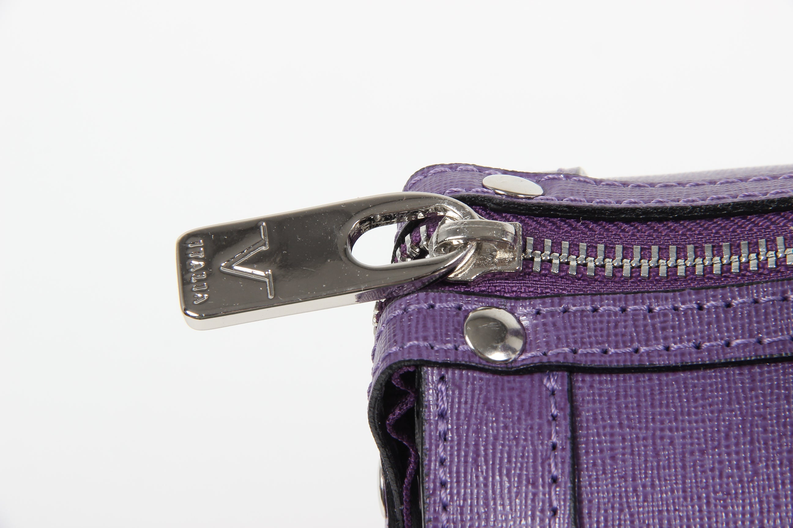 Bolso de mano para mujer V 1969 Italia V014 S PÚRPURA