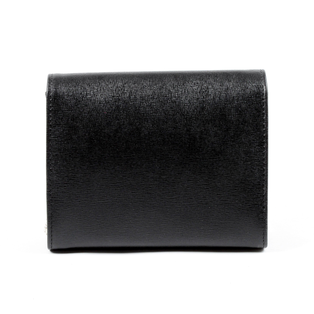 Bolso de mano para mujer V 1969 Italia, color negro, Panamá