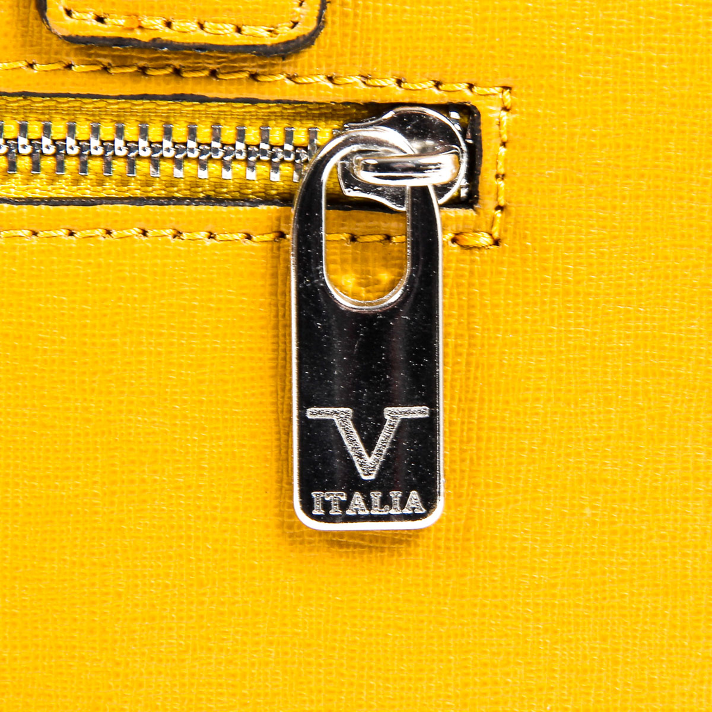 Bolso de mano para mujer V 1969 Italia V006-S SAFFIANO SENAPE