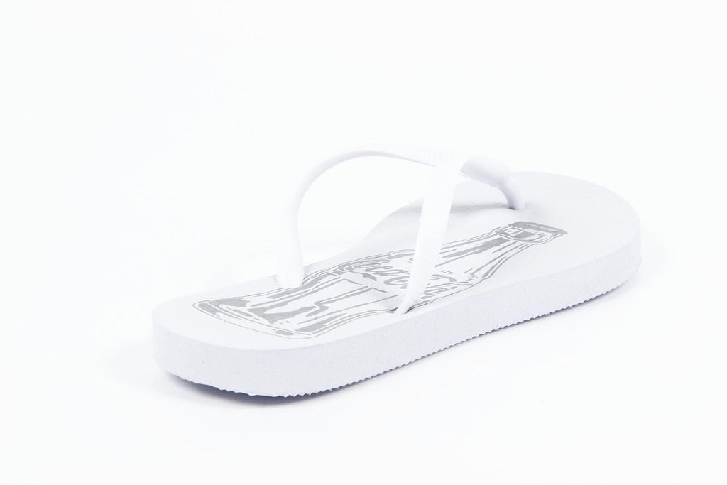 Chanclas de mujer Coca Cola CCA0589 SANDALIA BASIC FEMININA BLANCO