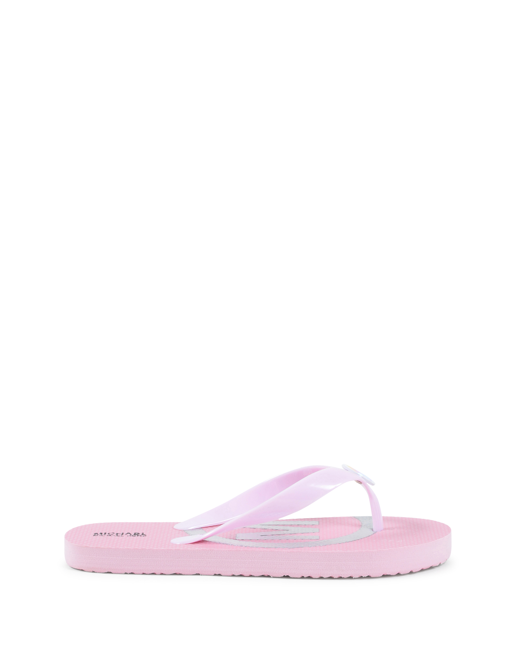 Chanclas Michael Kors para niña en color rosa ZIA ENDINE ROSA PLATA