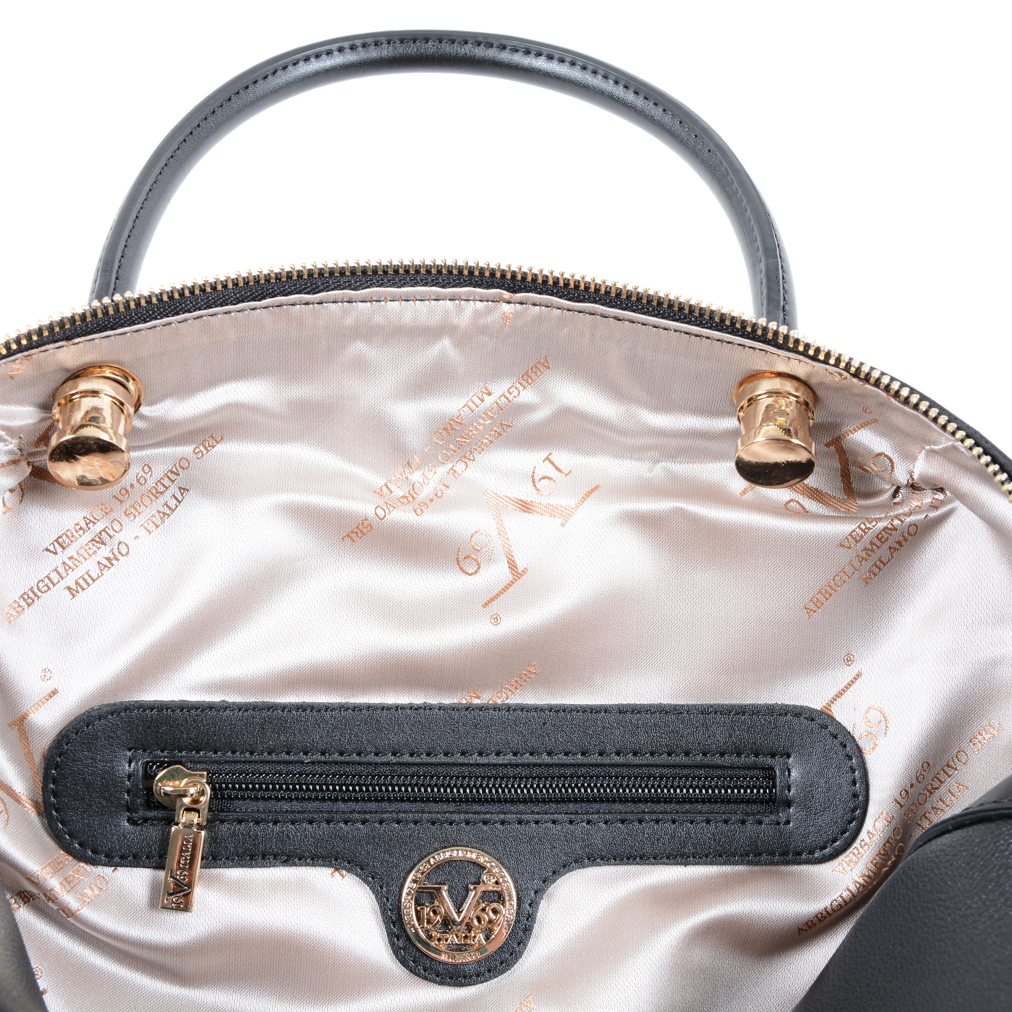 V 1969 Italia Womens Handbag Black TALLIN
