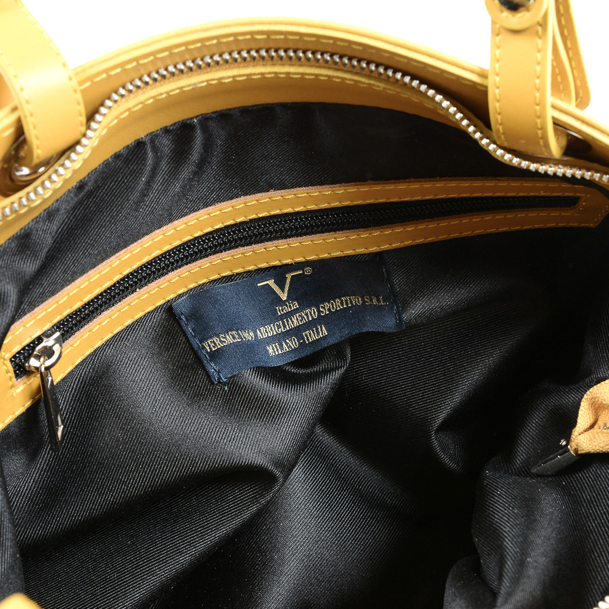 Bolso de mano para mujer V 1969 Italia amarillo GLORY