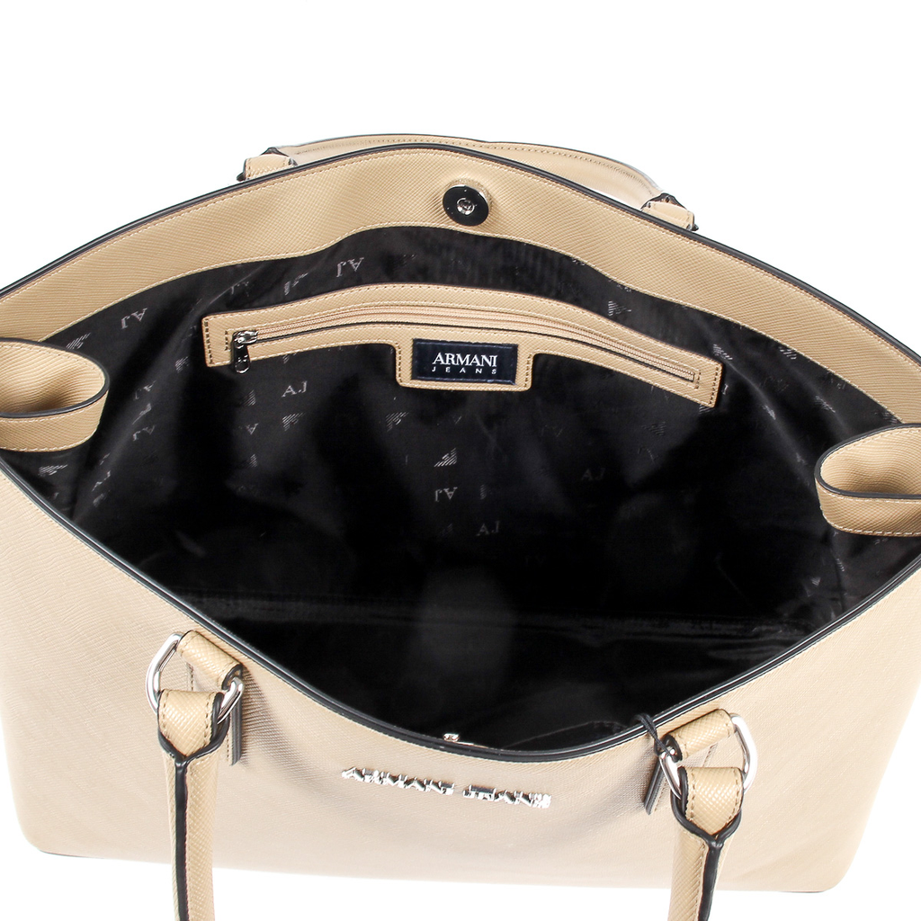 Bolso de mano para mujer Armani Jeans color camello 922166 7P756 11955