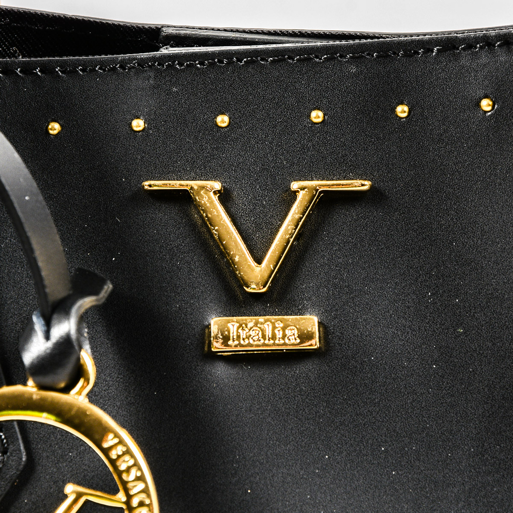 V 1969 Italia Womens Handbag Black CRETA