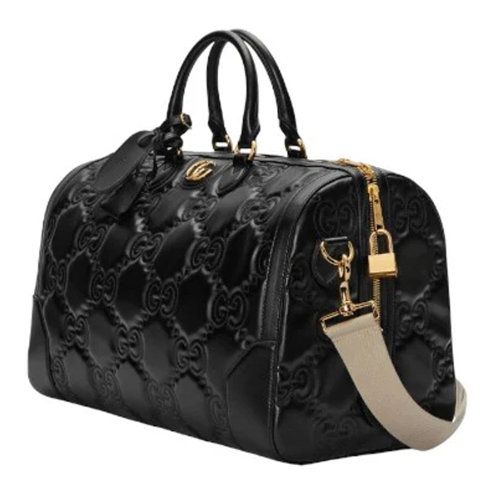 Bolsa de lona de cuero GG