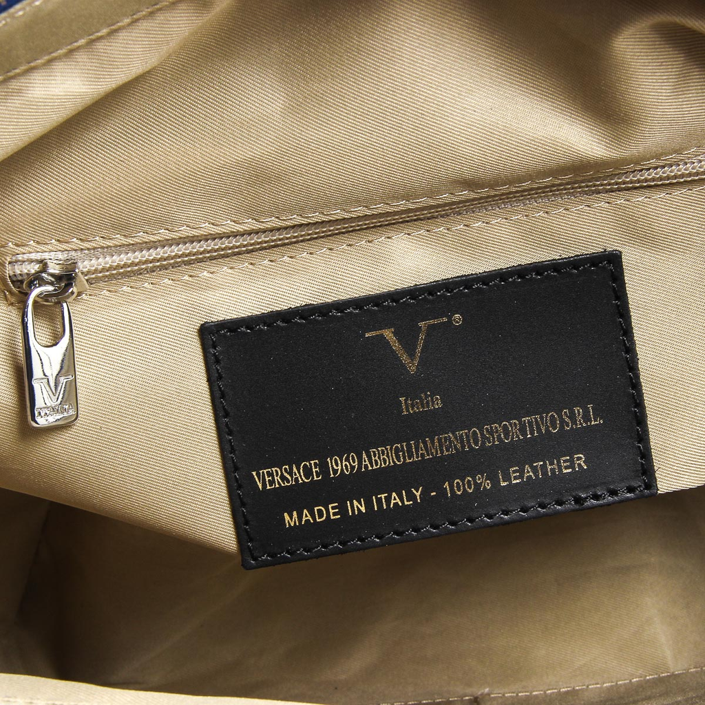 Bolso de mano para mujer V 1969 Italia V009-S RUGA BLUETTE