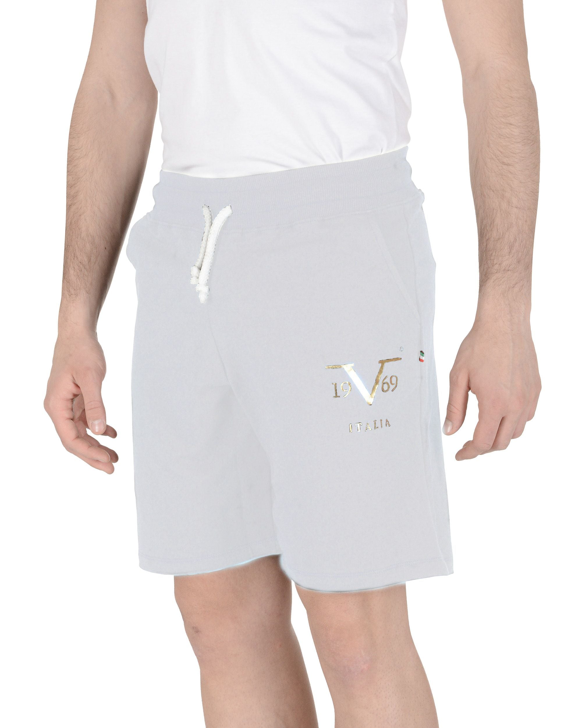 19V69 Italia Pantalones cortos para hombre gris claro BOB GRIS CLARO