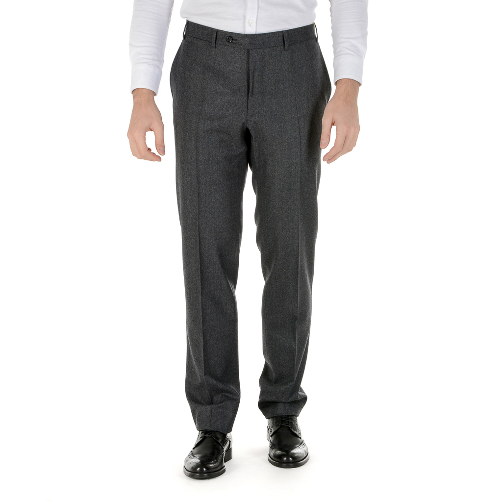 Canali Mens Pants Dark Grey